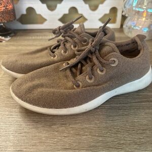 All birds Wool Runner Mizzle Hazy Mocha Light Brownish Khaki Color Womens Size 8